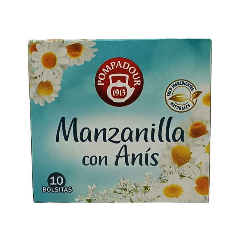 Pompadur Manzanilla con Anís x25/ Chamomile&Anise Infusion