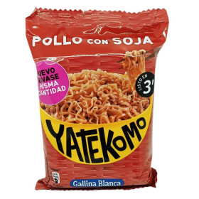 Yatekomo Pollo con Soja. 79grs