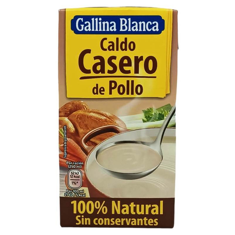 CALDO DE POLLO GALLINA BLANCA 1 L