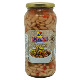 Alubias Cocidas con Verduras Alsara....