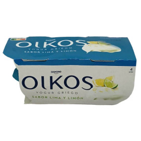 Yogur Oikos Limón Danone. 4x110 gr