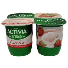 Yogur Activia Cremoso Fresa Danone. 4...