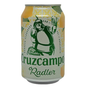 Cerveza Radler Cruz Campo Lata. 33cl