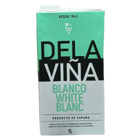 Vino Blanco Delaviña Brik. 1 Litro