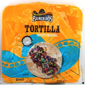 Tortillas Banderos. 10 Unidades. 360grs