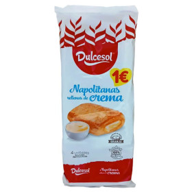 Napolitana Rellena Crema Dulcesol. 4...