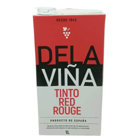 Vino Tinto Delaviña Brik. 1 Litro