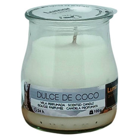 Vela Perfumada Dulce de Coco Vaso Lumar