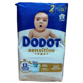 Pañal Dodot Talla 2. 58 Unidades