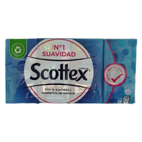 Pañuelos Scottex 3 Capas. 8 x 9 Unidades