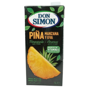 Zumo Piña Manzana Uva Don Simon.1 Litro