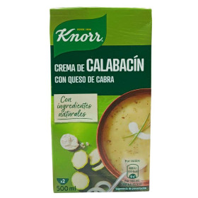 Crema Calabacín con Queso Cabra...