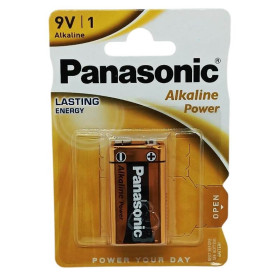 Pila Panasonic Alkaline 9V.  1 Unidad