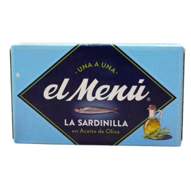 Sardinillas Aceite Oliva El Menu. 65grs