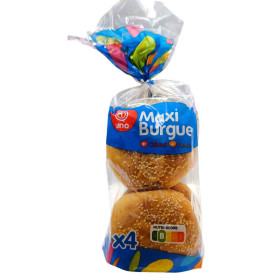 Pan Maxi Burguer Uno. Pac-4 Unidades....