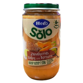 Potito Hero Zanahoria y Ternera. 235grm