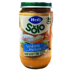 Potito Hero Verduras con Merluza. 235grs