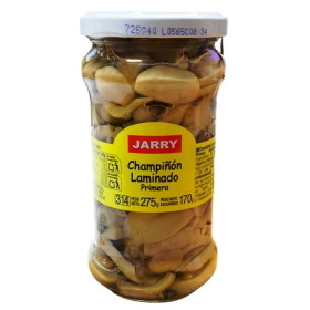 Champiñones Laminados Jarry. 170 grs