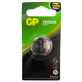 Pila Litio GP CR2025. 3 Vatios. 1 Unidad