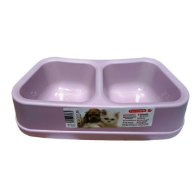 Comedero Plastico Doble Forte