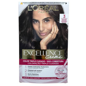Tinte L´Oreal Paris Castaño Oscuro. Nº 3