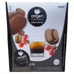 Capsulas Cafe Origen Extra Intenso....