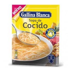 SOPA COCIDO GALLINA BLANCA....