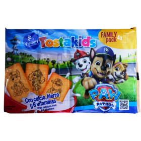 Galleta Tostakids. Pac-4 x 200grs