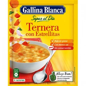 SOPA TERNERA CON ESTRELLITAS GALLINA...