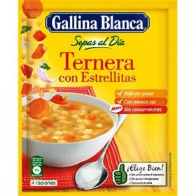 Sopa Ternera Con Estrellitas Gallina...