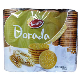 Galleta Dorada Favorita. Pac-4 x 200grs