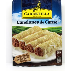 CANELONES DE CARNE CARRETILLA.375grs