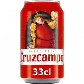 Cerveza Cruz Campo Lata. 33 cl