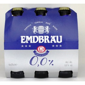 Cerveza Emdbraum 0,0%. Pac-6x25cl