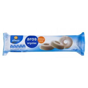 Aros Chocolate Blanco Alteza. 128 grs