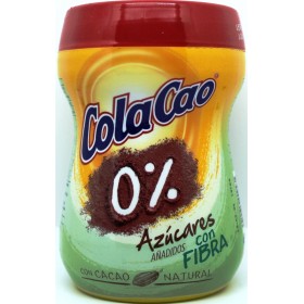 Cola Cao 0% Azucar + Fibra. 300grs
