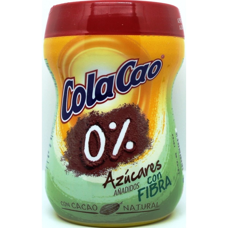 Cola Cao Colacao Cacao en polvo natural, 0% sin azúcares añadidos colacao  0% 300 g