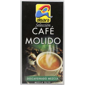 CAFE MOLIDO DESCAFEINADO ALSARA.250grs