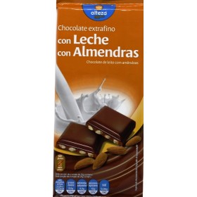 CHOCOLATE ALMENDRAS ALTEZA.150grs