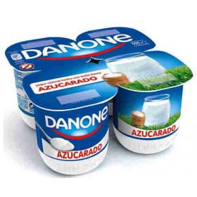 Yogur Danone Natural Azucarado. 4x125 gr