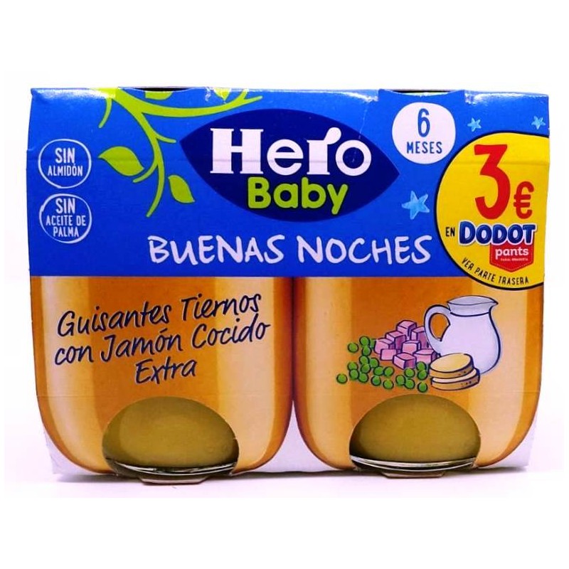 POTITOS HERO GUISANTES C/JAMON 235G. HERO - Cash & Carry Jimenez
