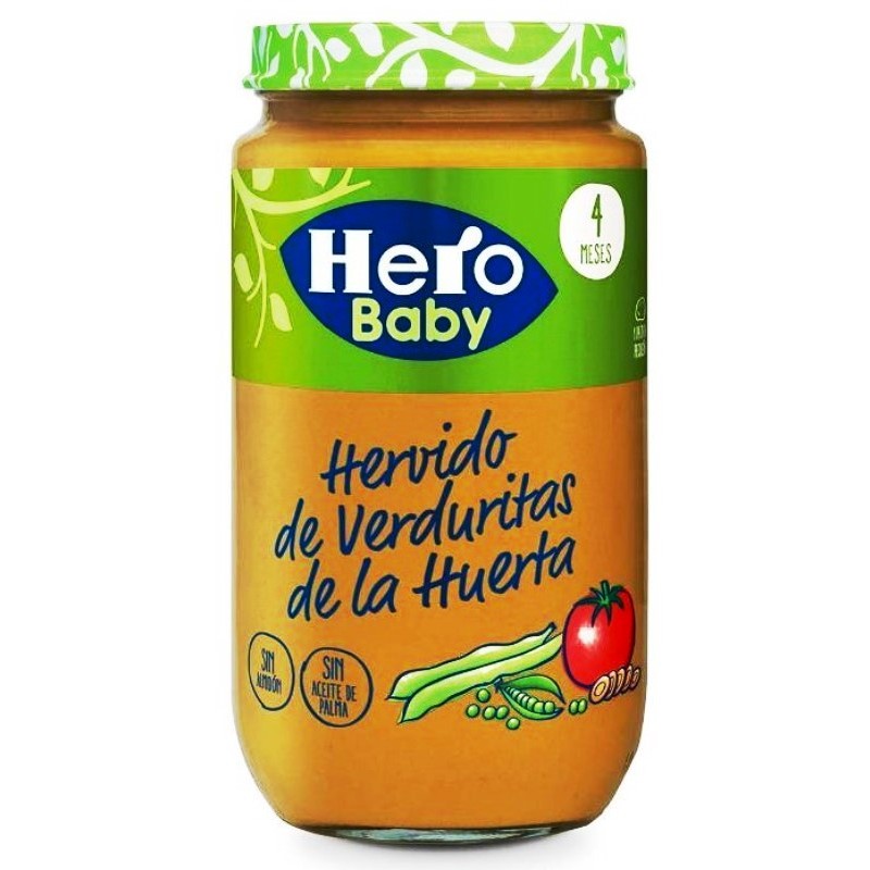 ▷ Comprar POTITO HERO HERVIDO DE VERDURITAS DE LA HUERTA. 235grs