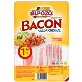 Bacon Lonchas El Pozo. 110grm