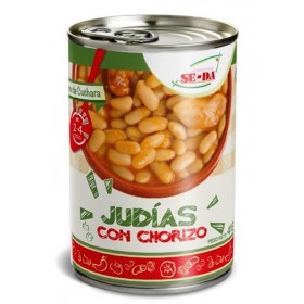 Alubia Con Chorizo Seda Lata. 415ml