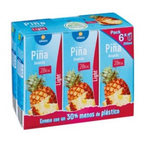 Zumo Piña Light Alteza. Pac-6x200ml