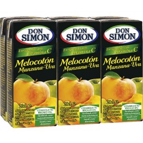 Zumo Melocotón Manzana Uva Don Simon....