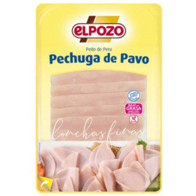 PECHUGA DE PAVO LONCHA EL POZO.115grm