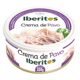 Paté Iberitos Crema de Pavo. 250grm
