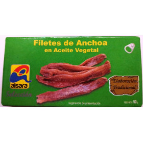 Anchoas Alsara Aceite Girasol Lata....