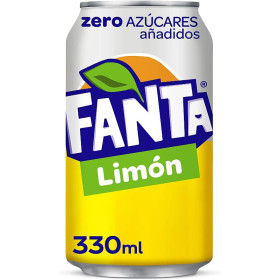 Fanta Limón Zero Lata. 33cl